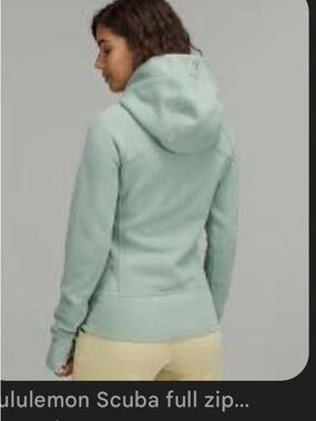 lululemon athletica Mint Green Scuba Hoodie